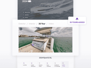 YachtWay Introduces 3D Vessel Tours on Its MLS+ Platform