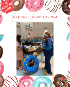 The Salvation Army of  Palm Beach County Celebrates National Donut Day with Veteran’s Affairs Medical Center Visit