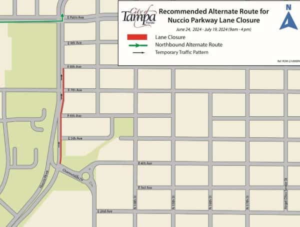 N Nuccio Pkwy To Undergo Temporary Lane Closure For Roadway Construction