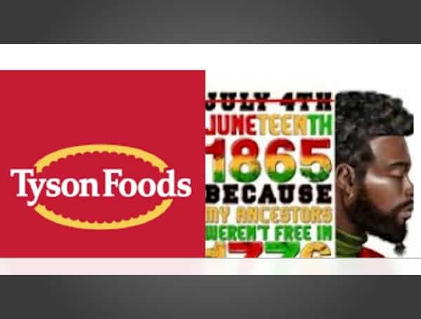 Report: Food Giant Tyson Offers Employees Shirts That Promote Juneteenth As America’s Actual Independence Day