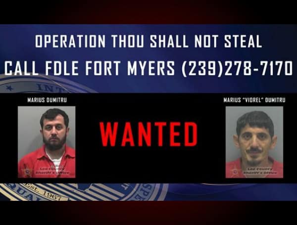 Florida Law Enforcement Seeks Public Help Locating Fugitive Suspects In Nationwide Church Theft Ring