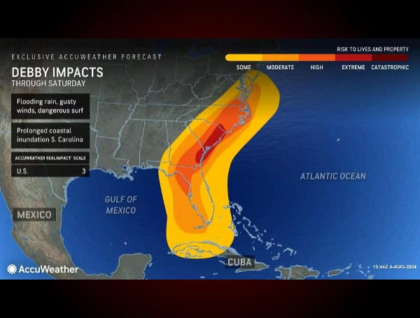 Tropical Storm Debby Could Bring Threatening Catastrophic Flooding To Florida, Georgia, And South Carolina