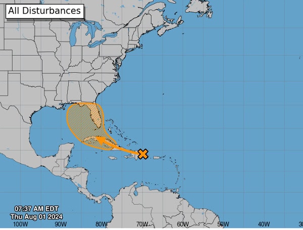 Invest 97-L Intensifies, Florida Braces For Potential Tropical Threat