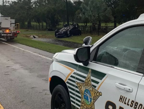 Deputies On Scene Of Rollover Crash At FL-674 & Alderman Turner Rd In Hillsborough County