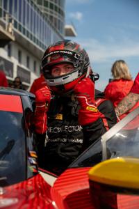 Ferrari Star Driver Dylan Medler earns his first podium in Europe on the Nürburgring