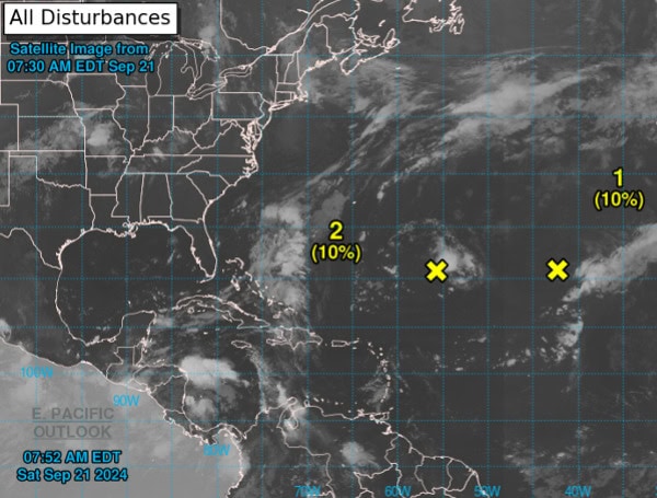 Atlantic Hurricane Season Update: Several Systems Monitored By NHC