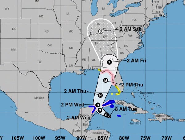 Potential Tropical Cyclone Nine Strengthens, Hurricane Watches Issued For Florida And Mexico