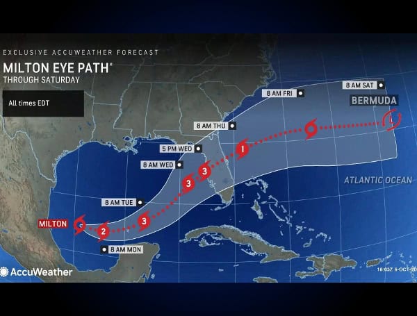 AccuWeather Warns Tampa Bay Region To Prepare For Potential ‘Historic’ Hurricane Milton