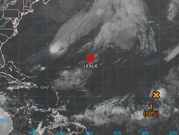 Atlantic Disturbance Near Cabo Verde Islands Has 50% Chance Of Becoming Tropical Storm