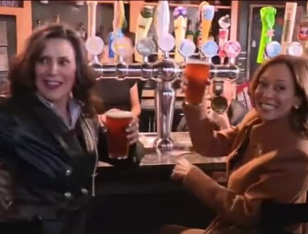 Michigan Gov. Gretchen Whitmer, VP Kamala Harris Go To A Bar For Post-Rally Beer