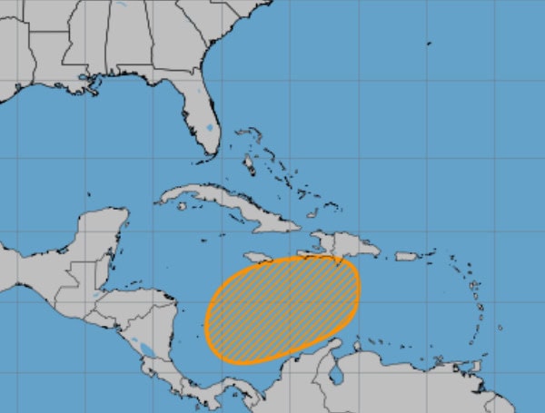 NHC Update: Tropical Depression Could Form In The Caribbean This Weekend