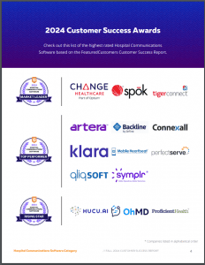 The Top Hospital Communications Software Vendors According to the FeaturedCustomers Fall 2024 Customer Success Report