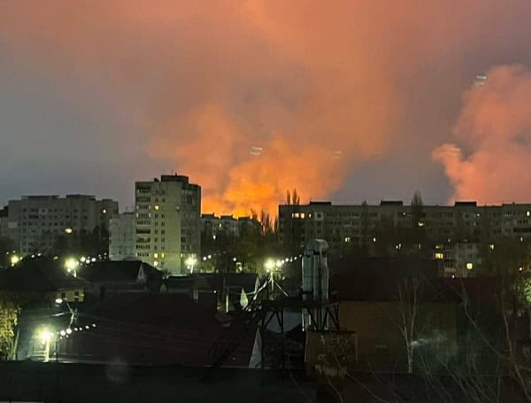 Ukrainian Drone Strikes Target Russian Ammo Depots In Bryansk, Triggering Massive Explosions