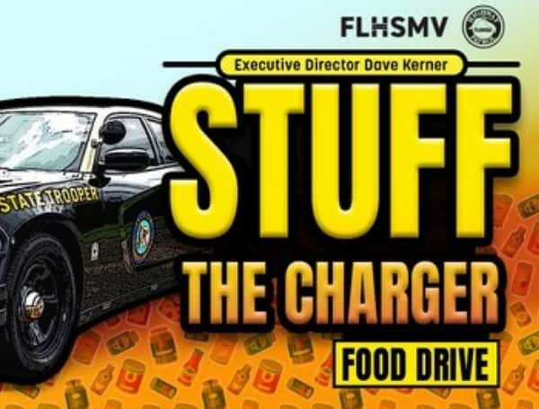 Florida Highway Patrol Kicks Off “Stuff the Charger” Food Drive