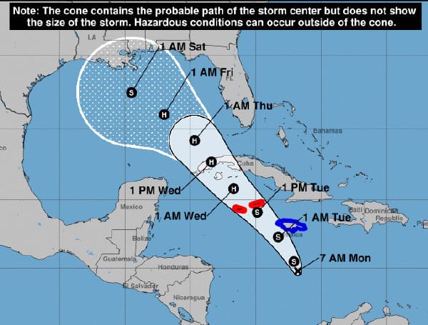 Potential Tropical Cyclone 18: Threatens Jamaica, Cuba, And Florida Keys; Gulf Coast Also At Risk