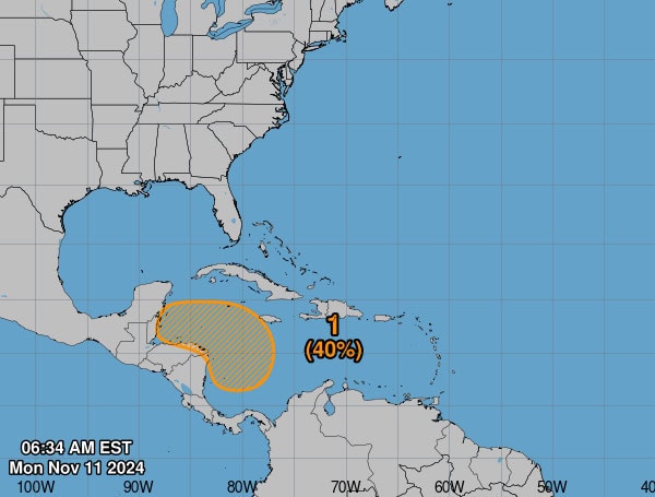 NHC: Tropical Development Possible In Western Caribbean Sea