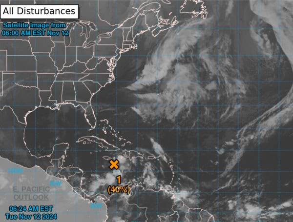 NHC: Tropical Depression Likely To Form In The Caribbean