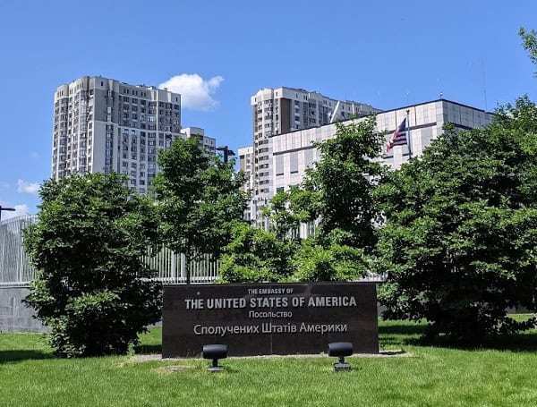 U.S. Embassy In Ukraine Locks Down Amid Threat Of Significant Air Attack